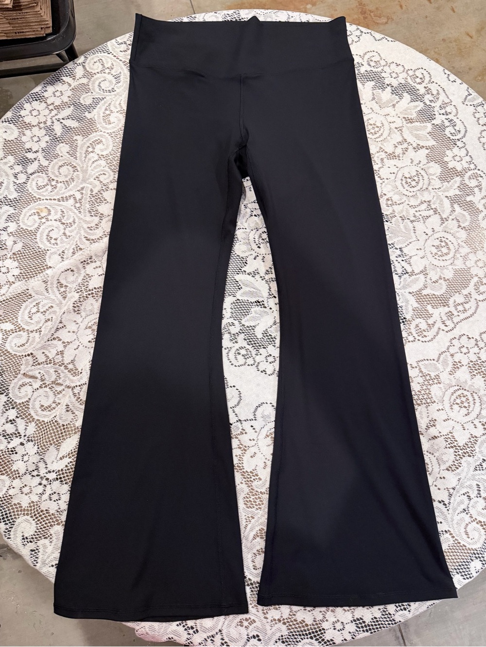 Fabletics Black High-Waist Flare Yoga Pants